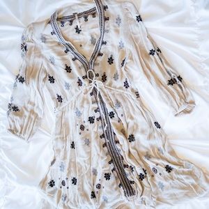 Free People Long Sleeved Light Dress